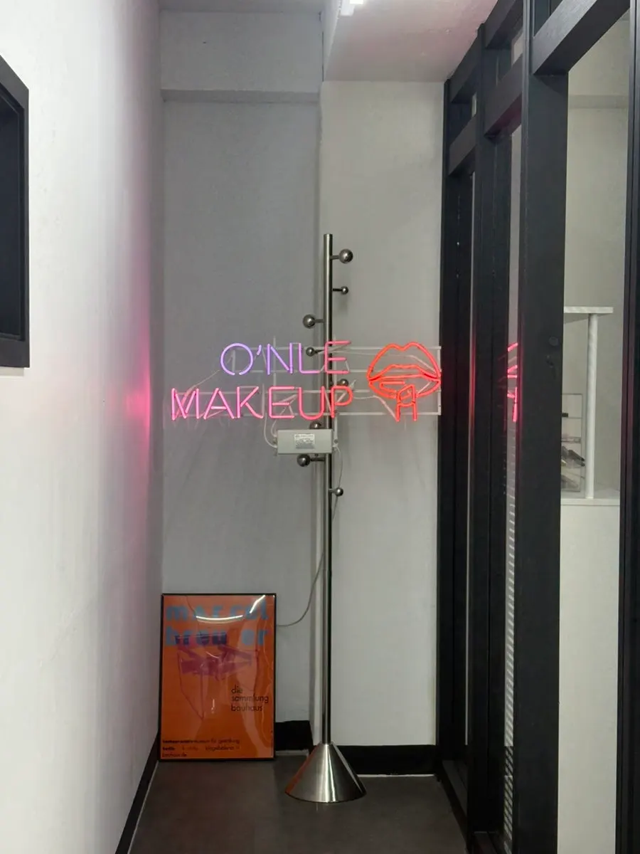 Makeup seats and mirrors at Today Makeup