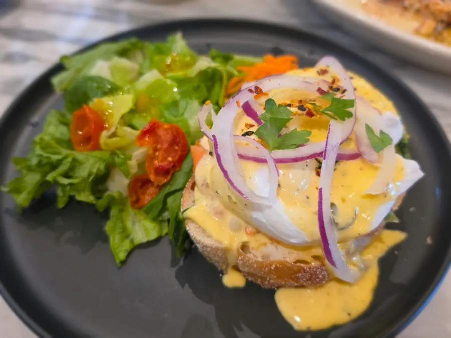 The brunch dishes ordered at MELA Hongdae