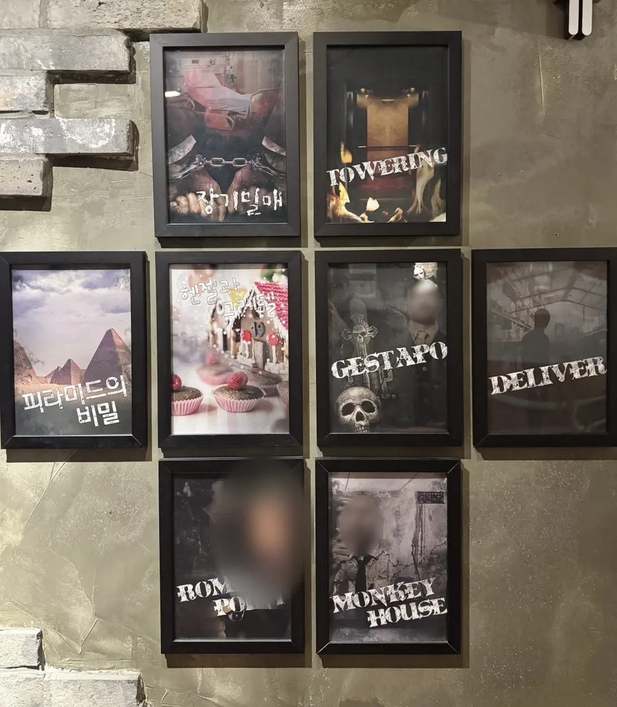 Checking the info board while deciding on a theme