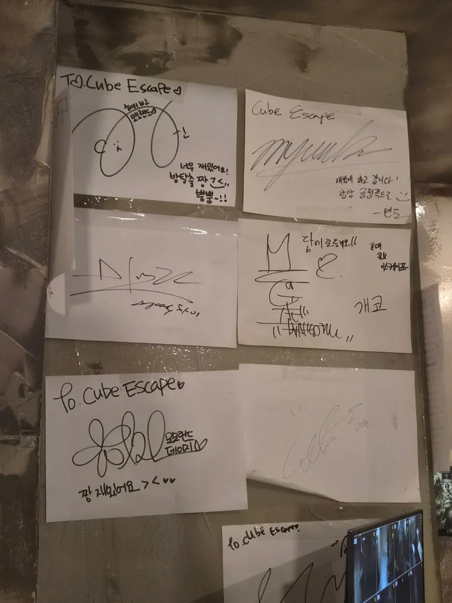 큐브이스케이프 홍대점 카운터 공간