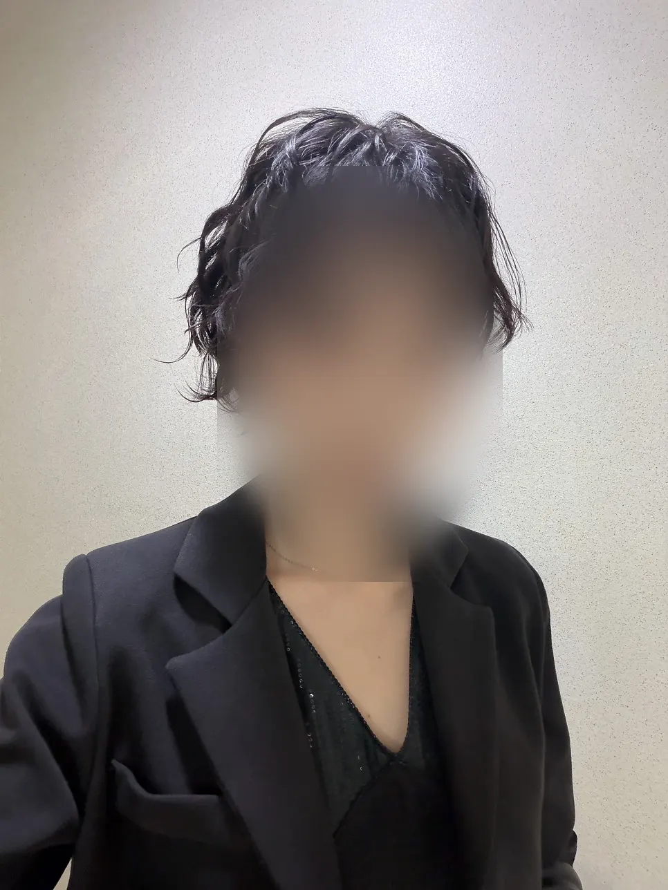 헤어까지 마친 촬영용 완성 스타일