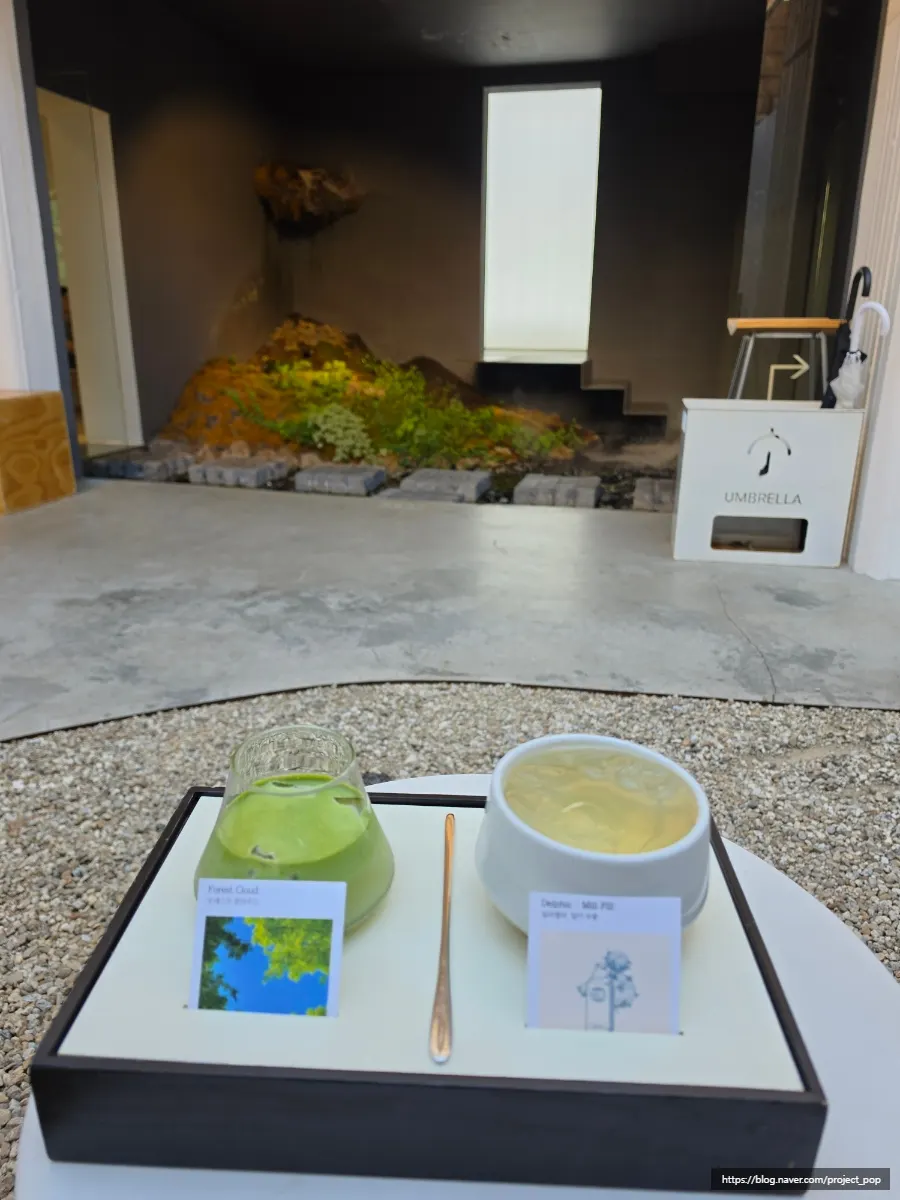 Forest Cloud with a mugwort and matcha base