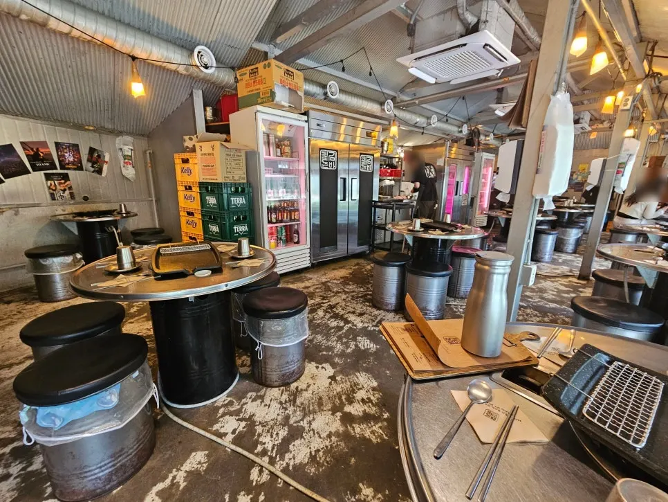 Interior with a view of the Gyeongui Line Forest Park