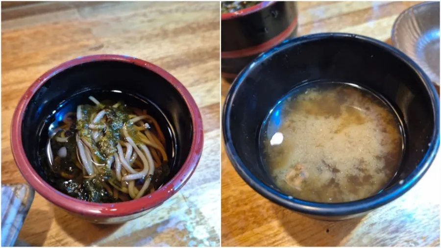 刷在寿司上的酱油和小刷子