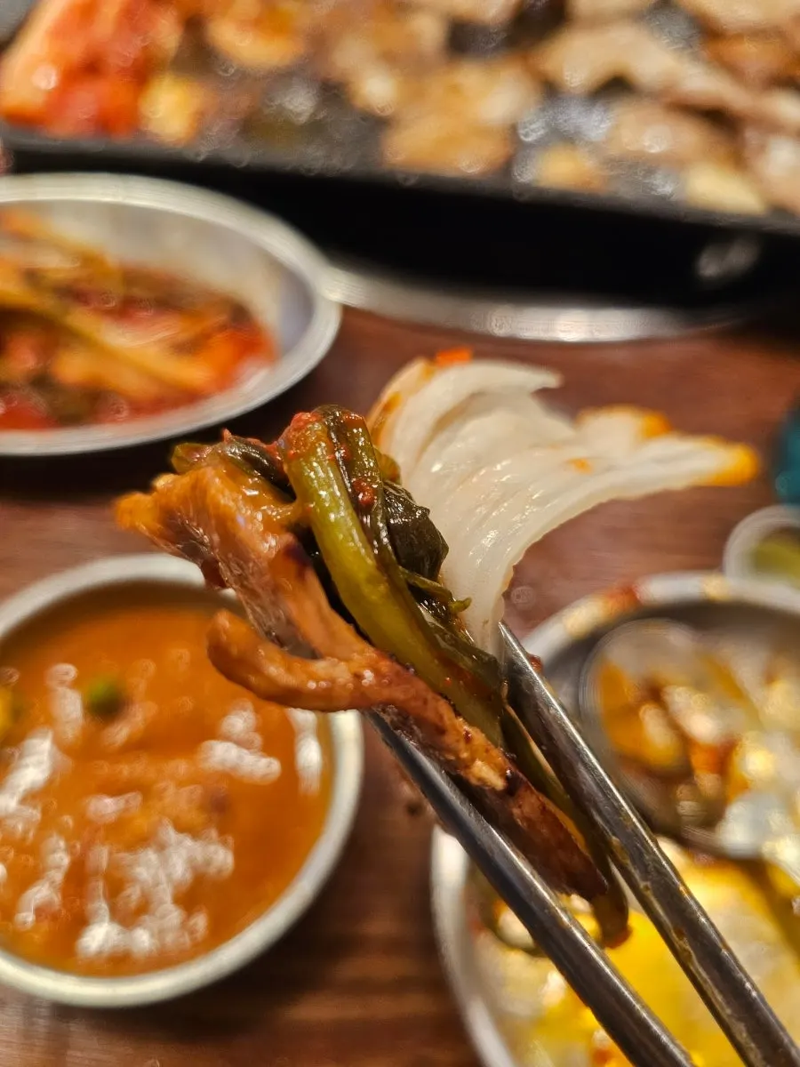 기름에 구운 전라도 파김치