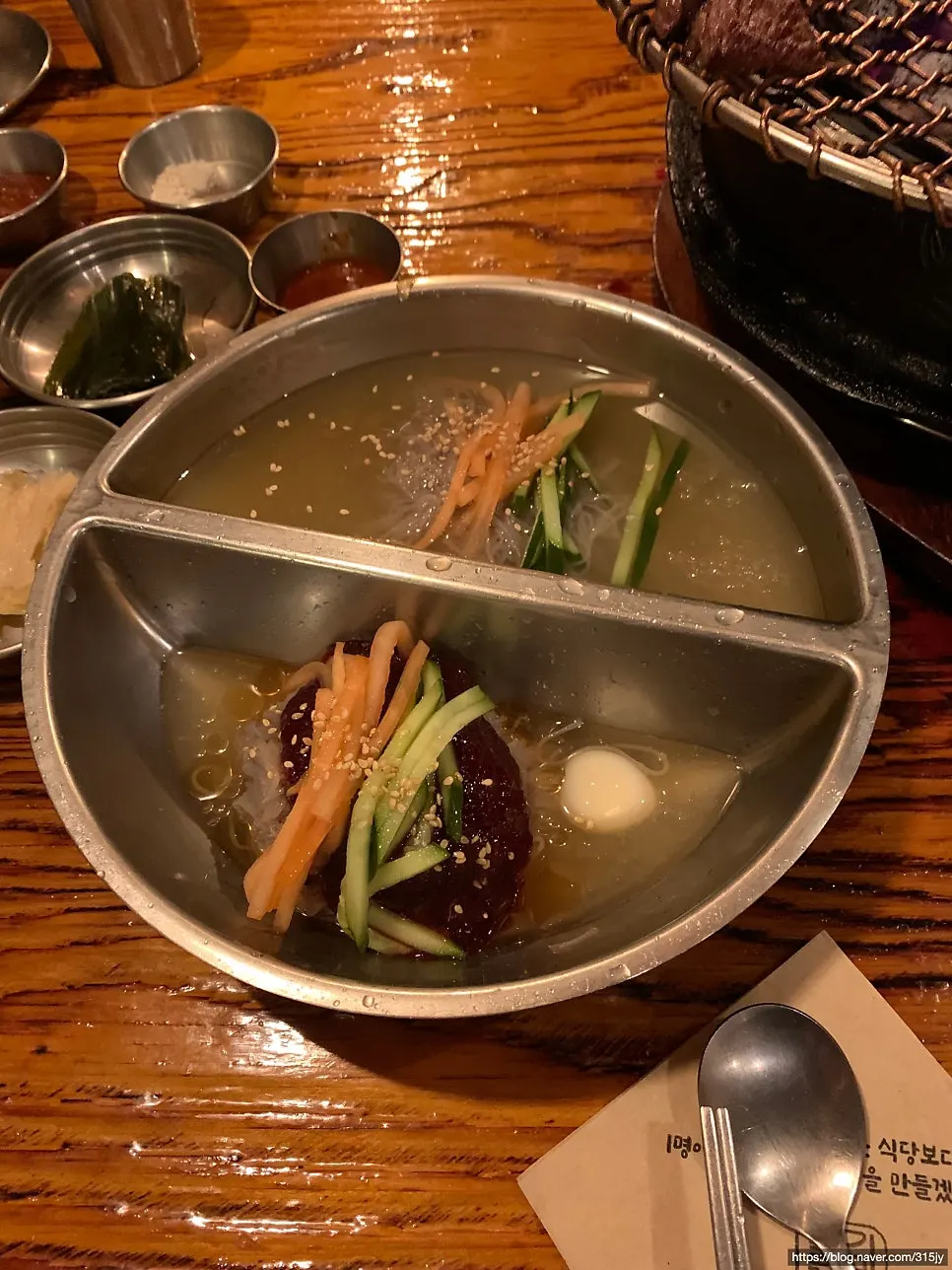 Side dishes ordered together with the meat