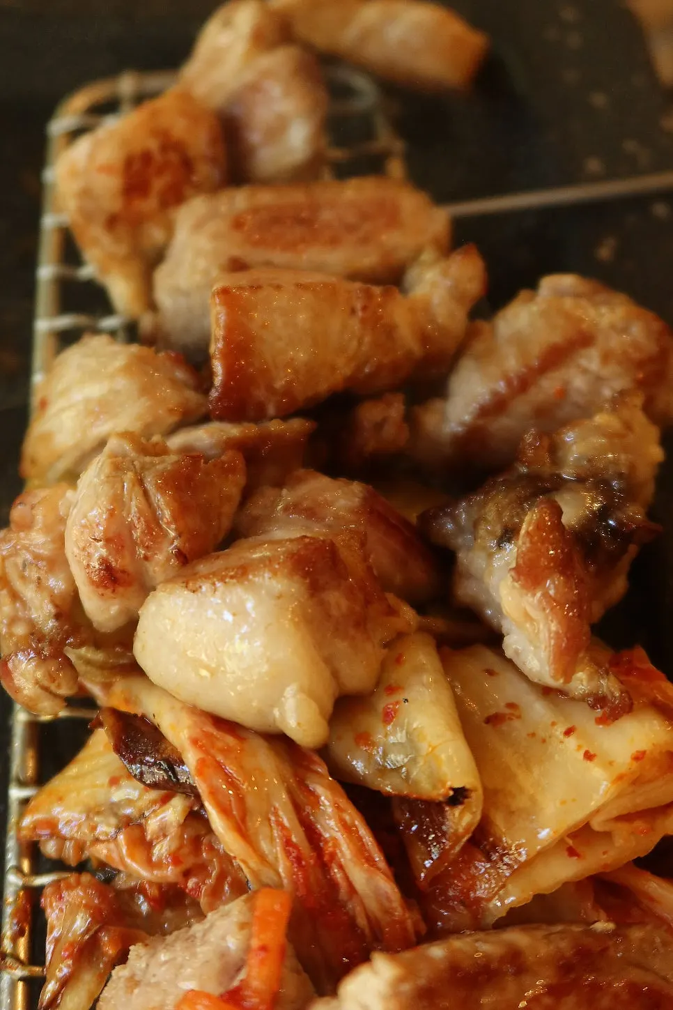 살이 많이 붙은 한돈 갈빗대