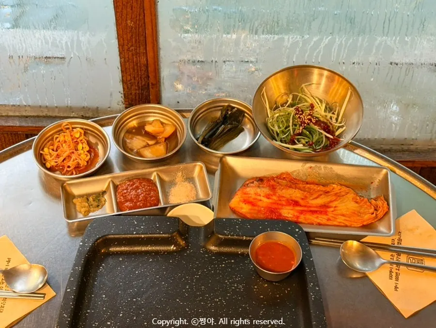 Raw beef and pork plate for the two-person set