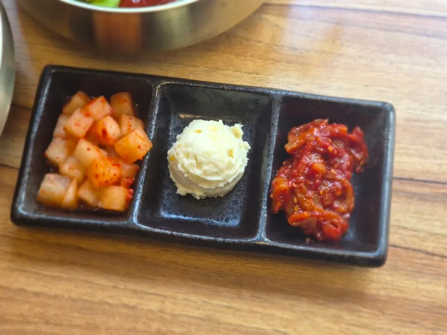 백리곰탕 식사 기본 셋팅