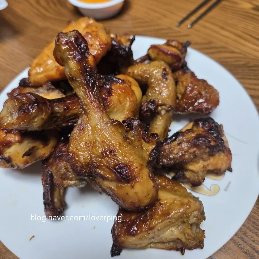 Crispy-skinned Gochu Basasak chicken