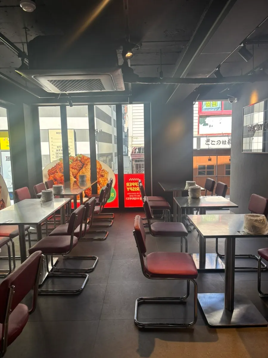 Second-floor space suited for group gatherings