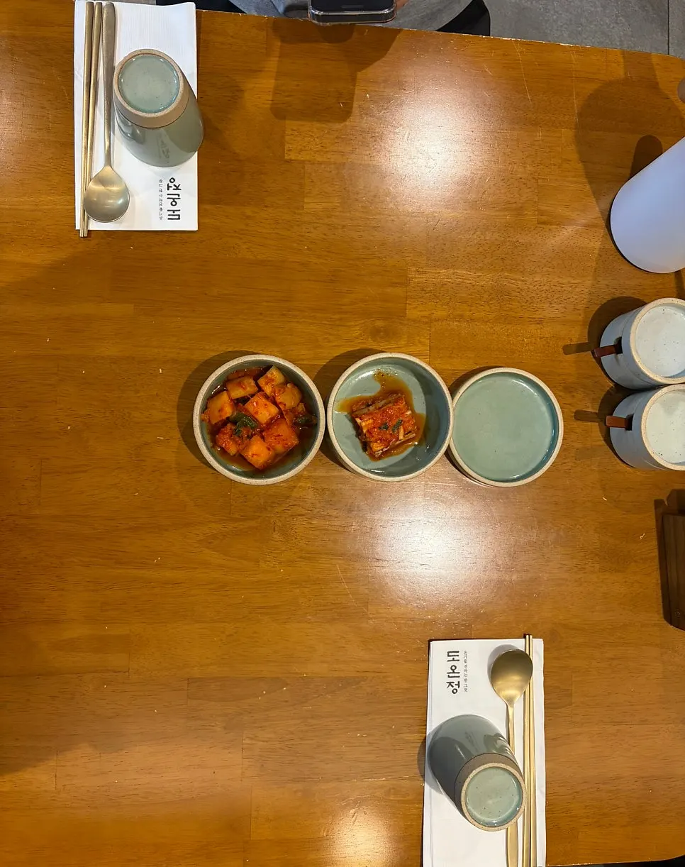 Inside Doonjeong's open kitchen