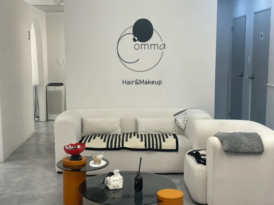 Interior view of Comma Hair & Makeup