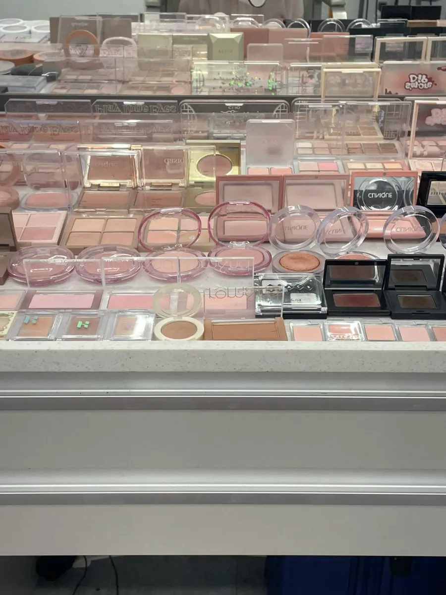 The makeup room at Comma Hair & Makeup