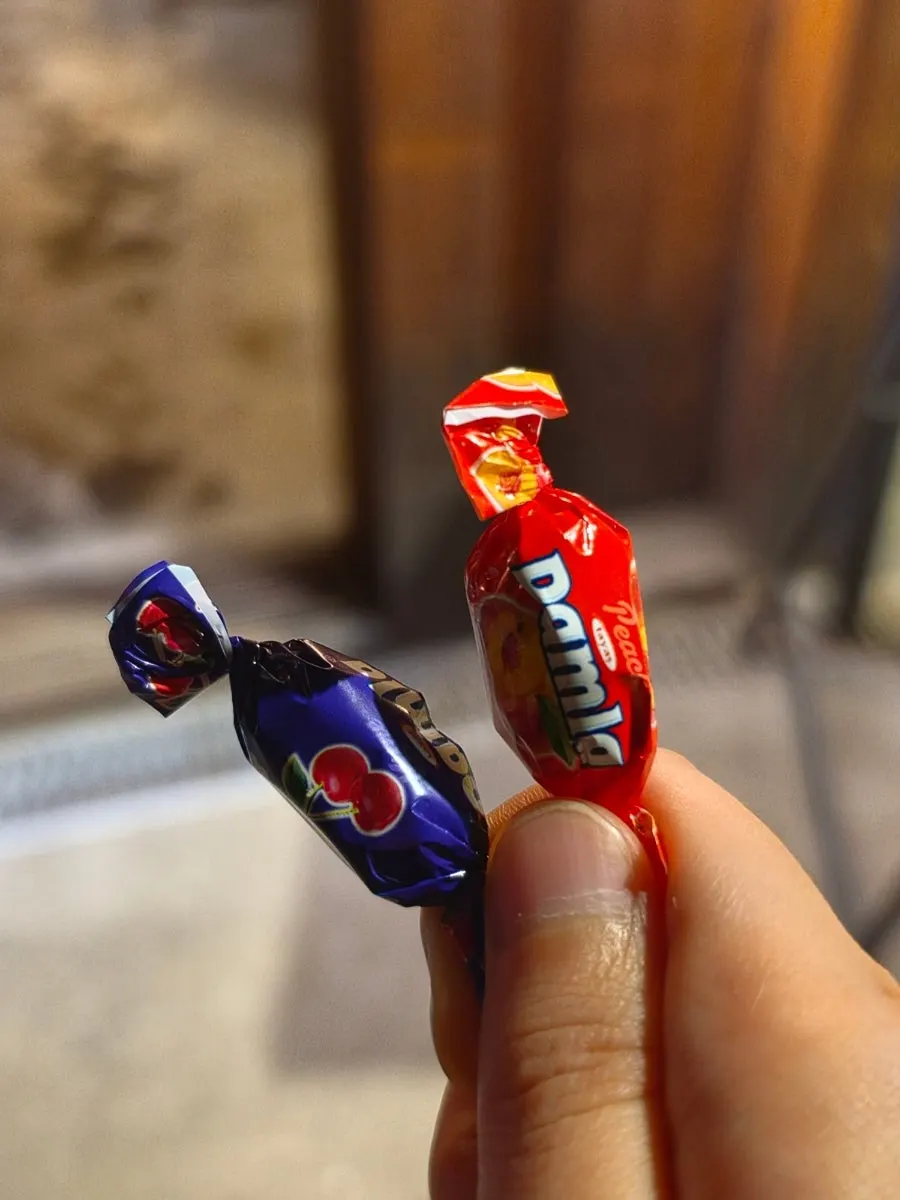 Candy given as a finishing touch to the meal
