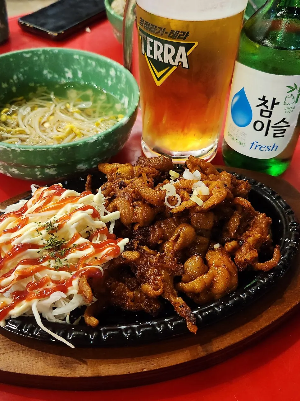 First order of boneless grilled chicken feet and rice balls