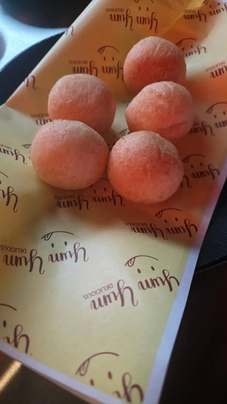 Freshly fried Goobne Chicken cheese balls