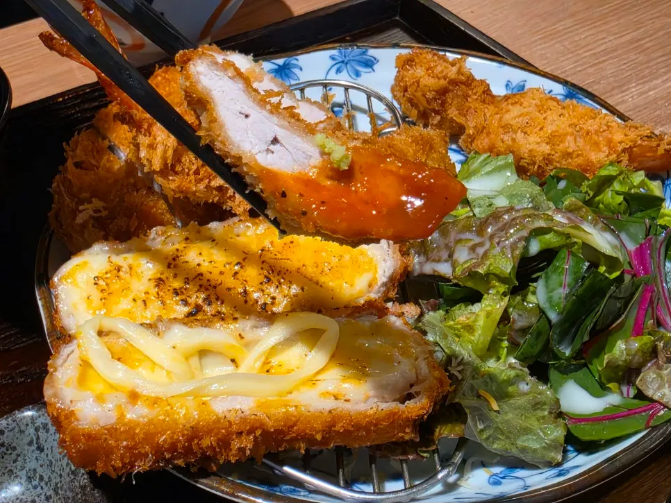 떠먹는 연어초밥 재료 단면