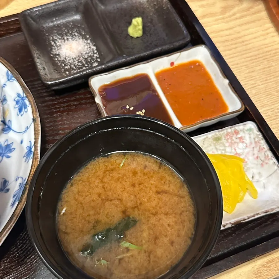 Close-up of the meat topping on the ramen