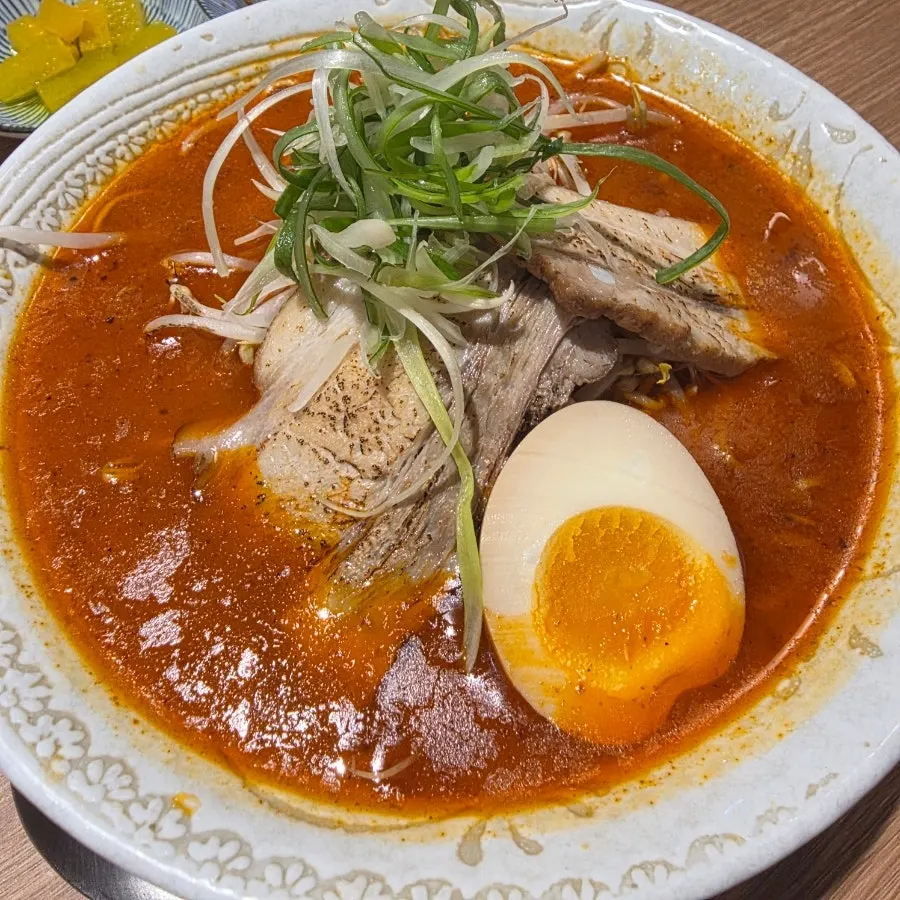 A spoonful of the chirashi-style sushi