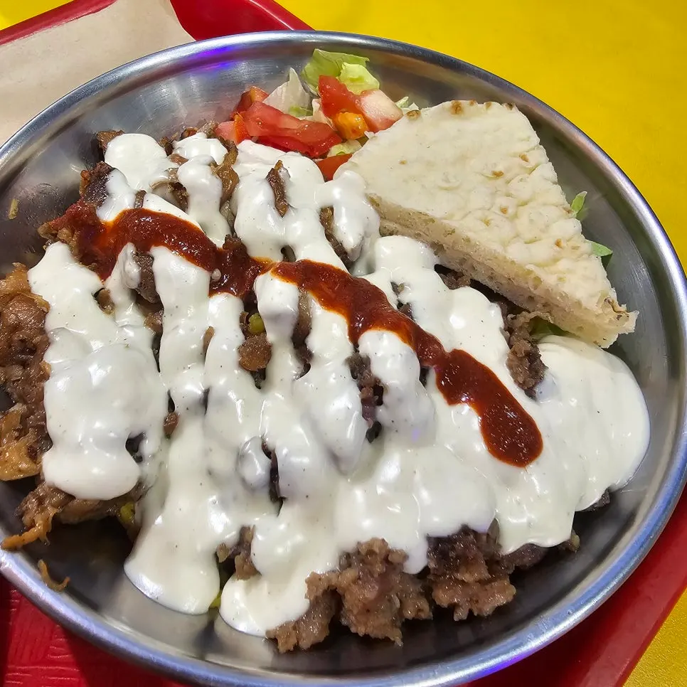 Grilled chicken meat from the chicken platter