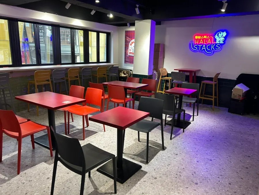Halal Steaks location next to 943 Café
