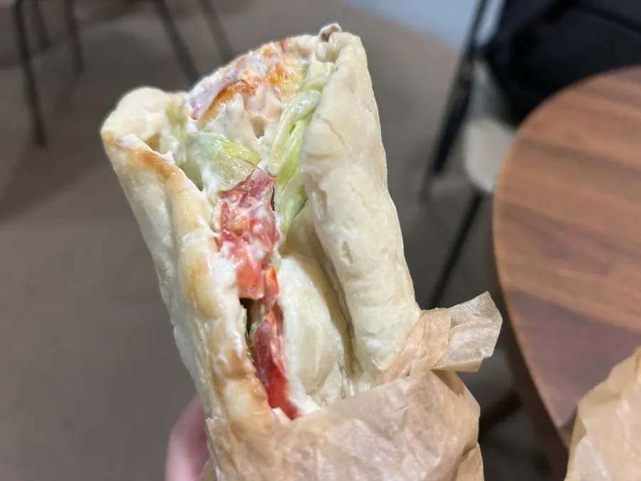 Gyro sandwich menu item