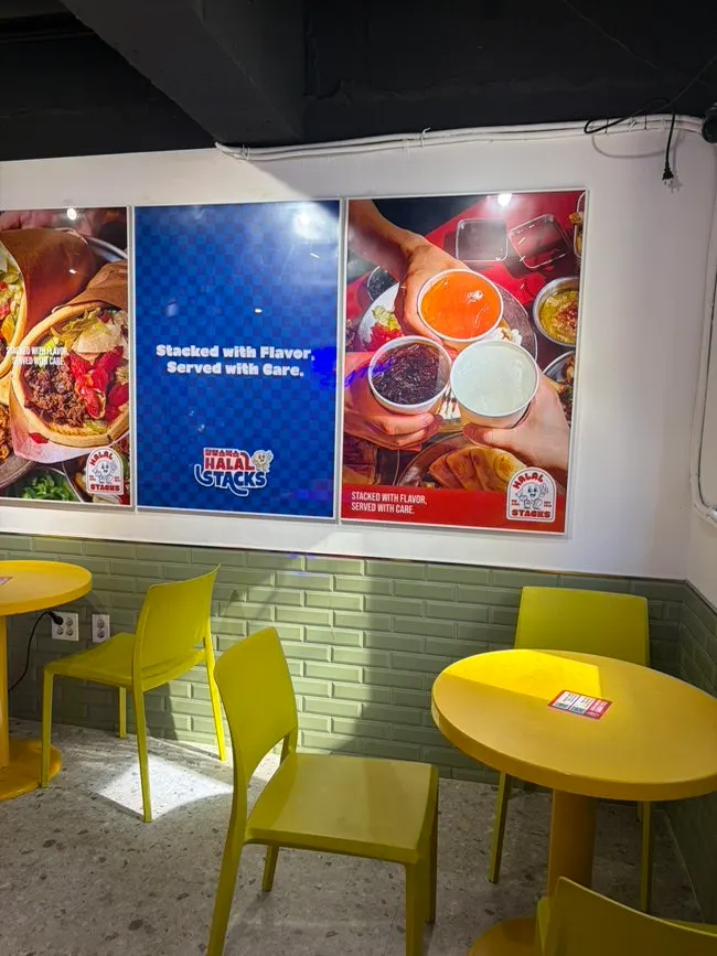 Order kiosk at the entrance of Halal Steaks