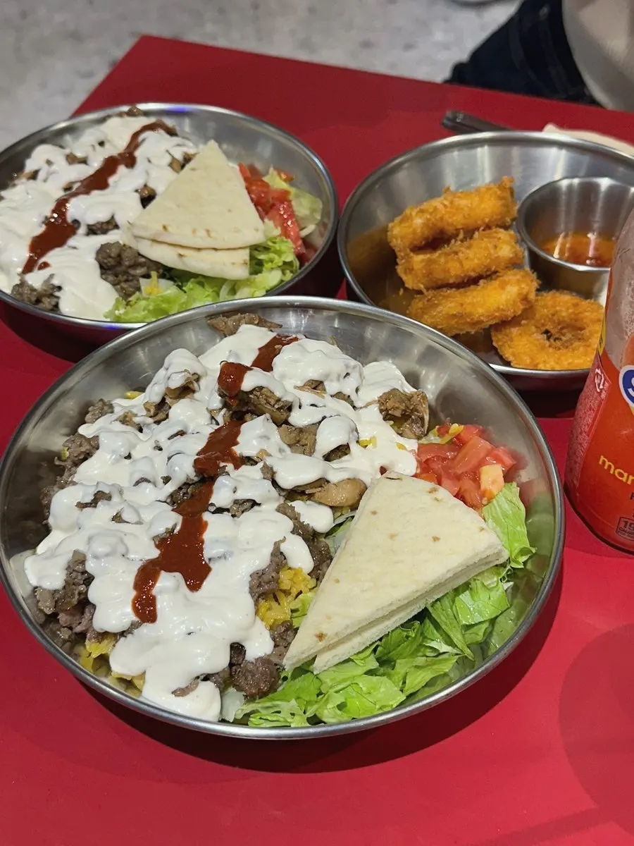 Combo Platter and Shrimp Rings order