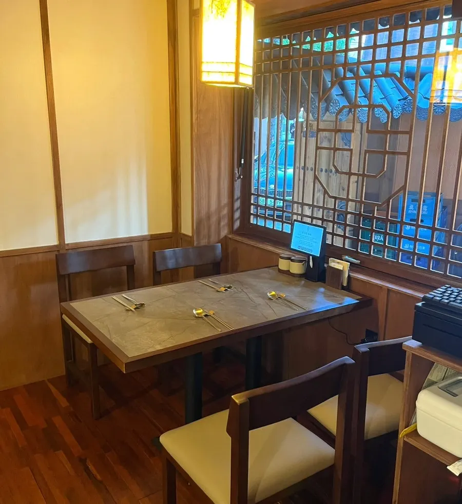Interior space at Anok