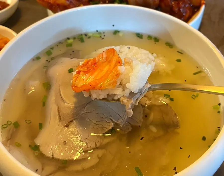 A hearty bowl of gomtang
