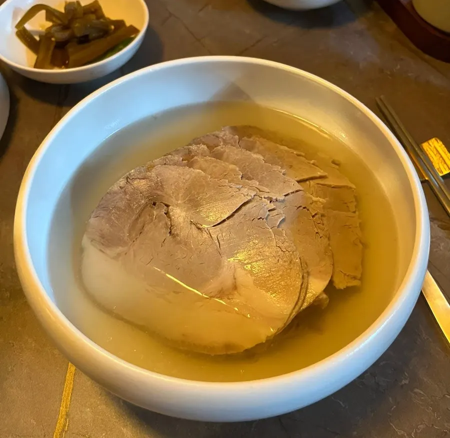 Pyongyang naengmyeon as a summer menu item