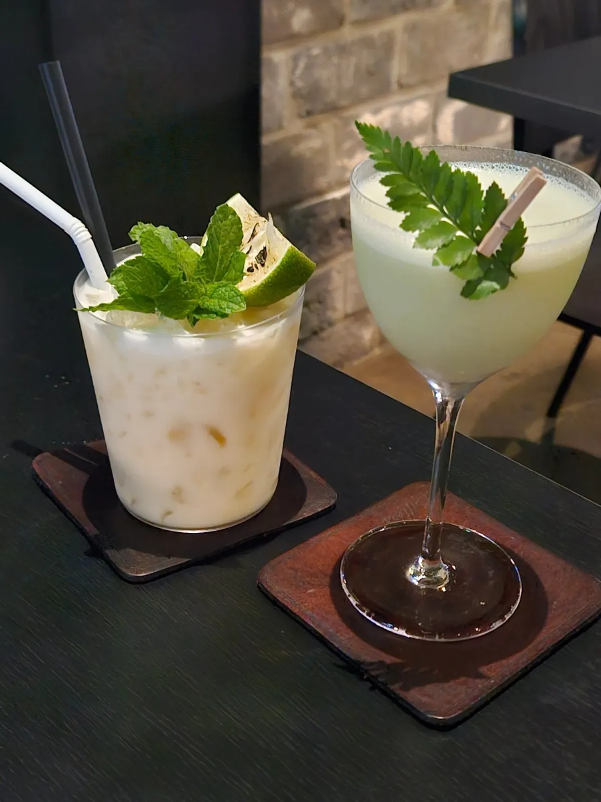 Fox’s Grapes and Sherry Colada cocktails