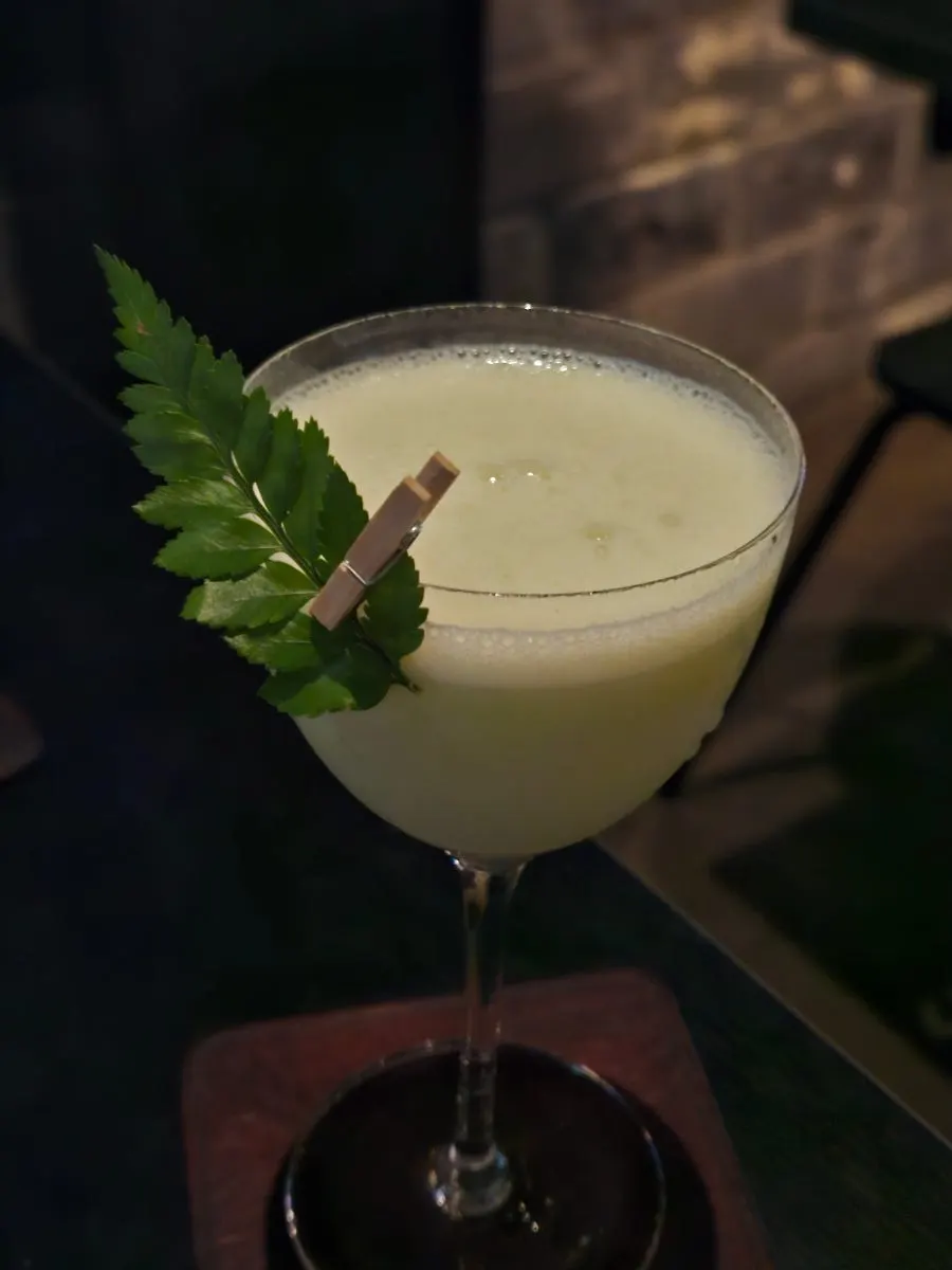 Two cocktails at Bitters