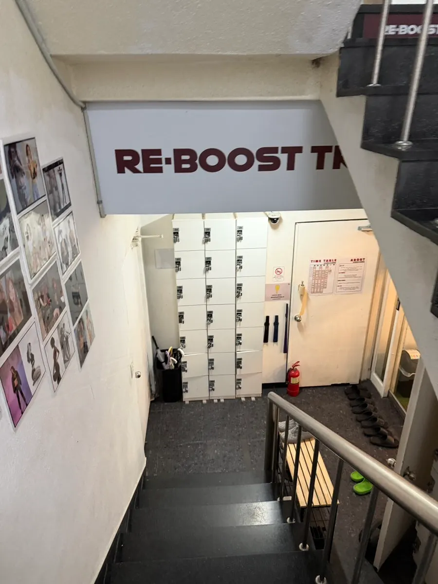 Basement level 1 Reboost PT sign