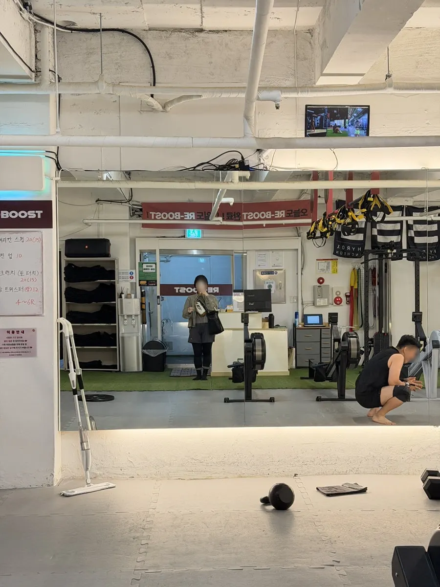 Water dispenser used during the workout