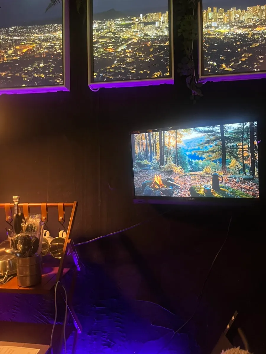 TV가 있는 OTT 이용 스팟