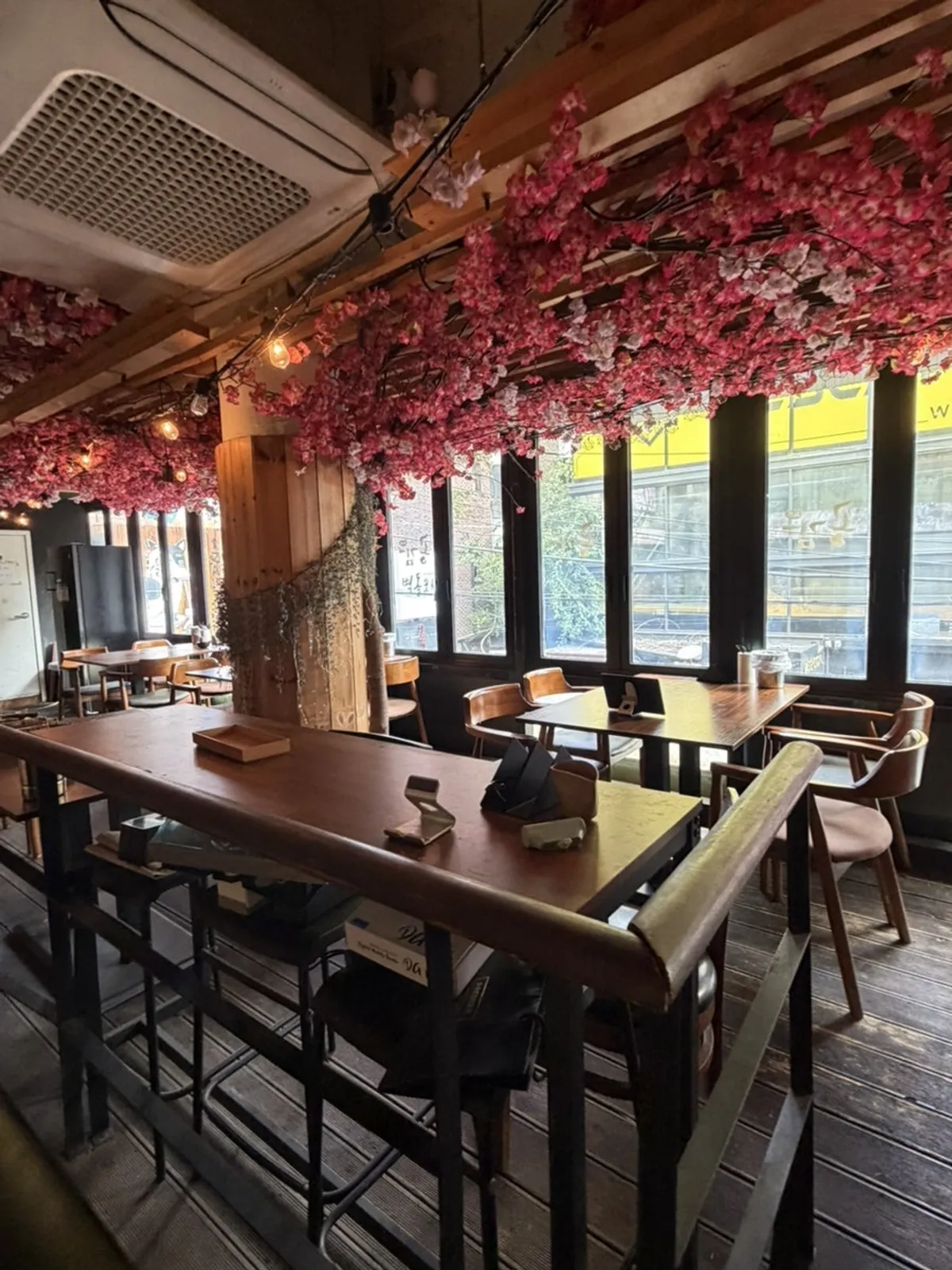 Interior of Hongdae Gonggam with Japanese-style atmosphere