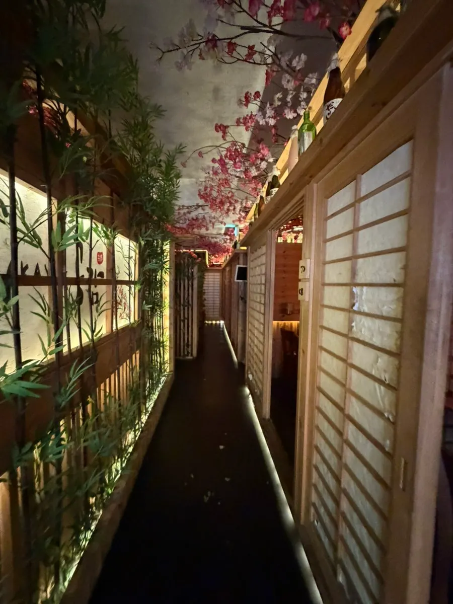 Corridor leading to Hongdae Gonggam's private rooms