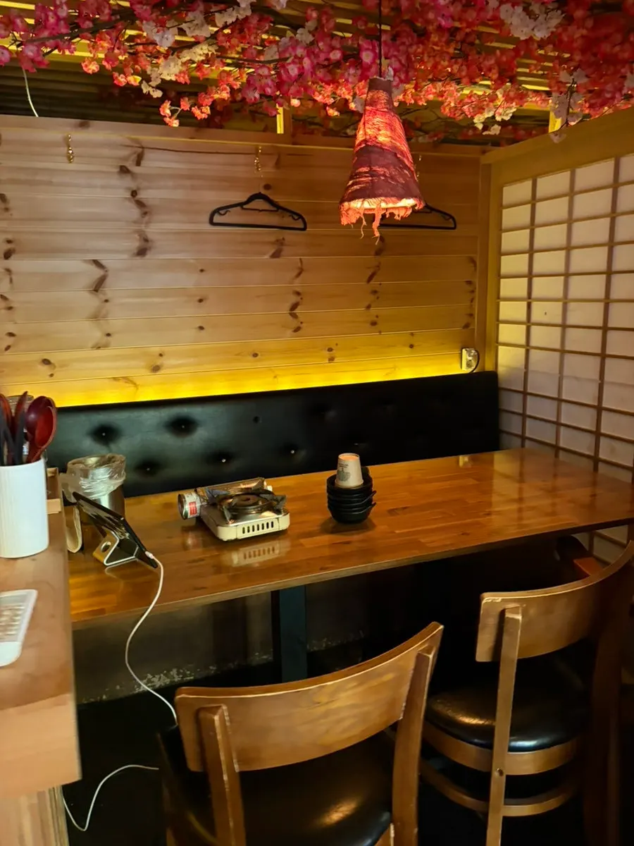 Interior of a private room at Hongdae Gonggam