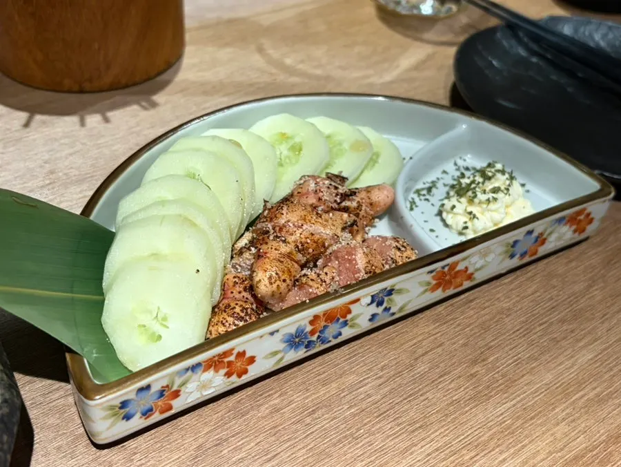 Grilled mentaiko pollock roe with roe popping texture