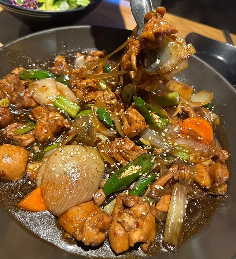 찜닭 전에 나온 상큼한 유자 샐러드