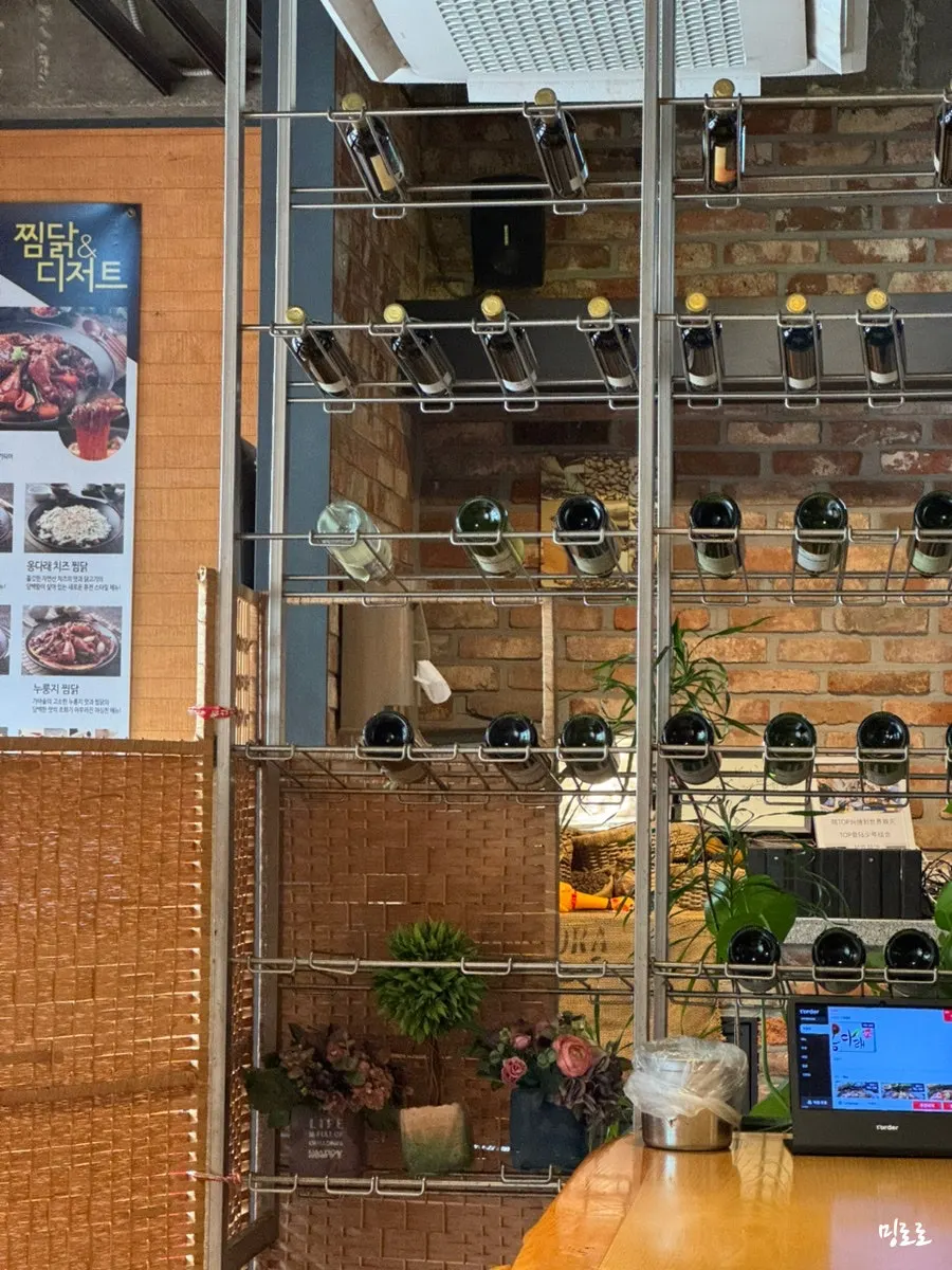 Self-serve dessert zone used after the meal