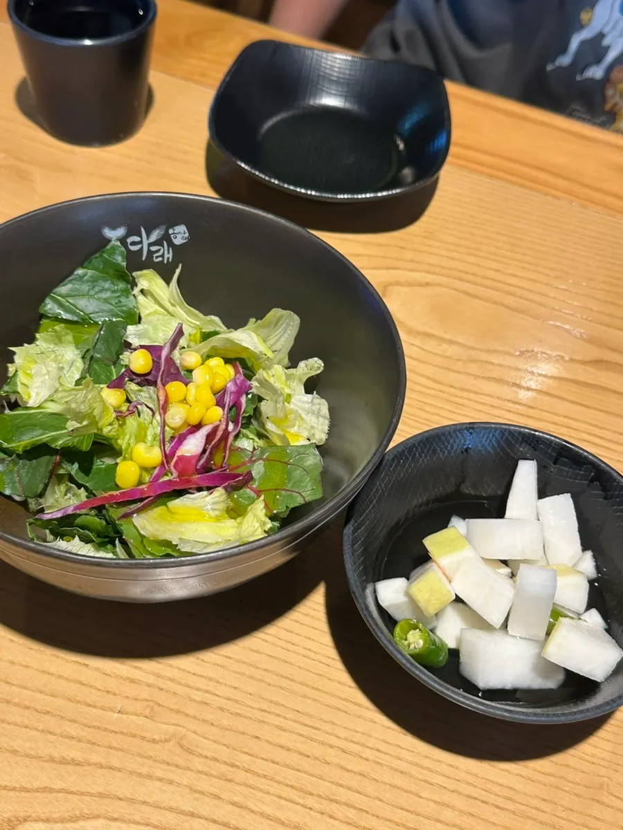 Basic side dish of salad