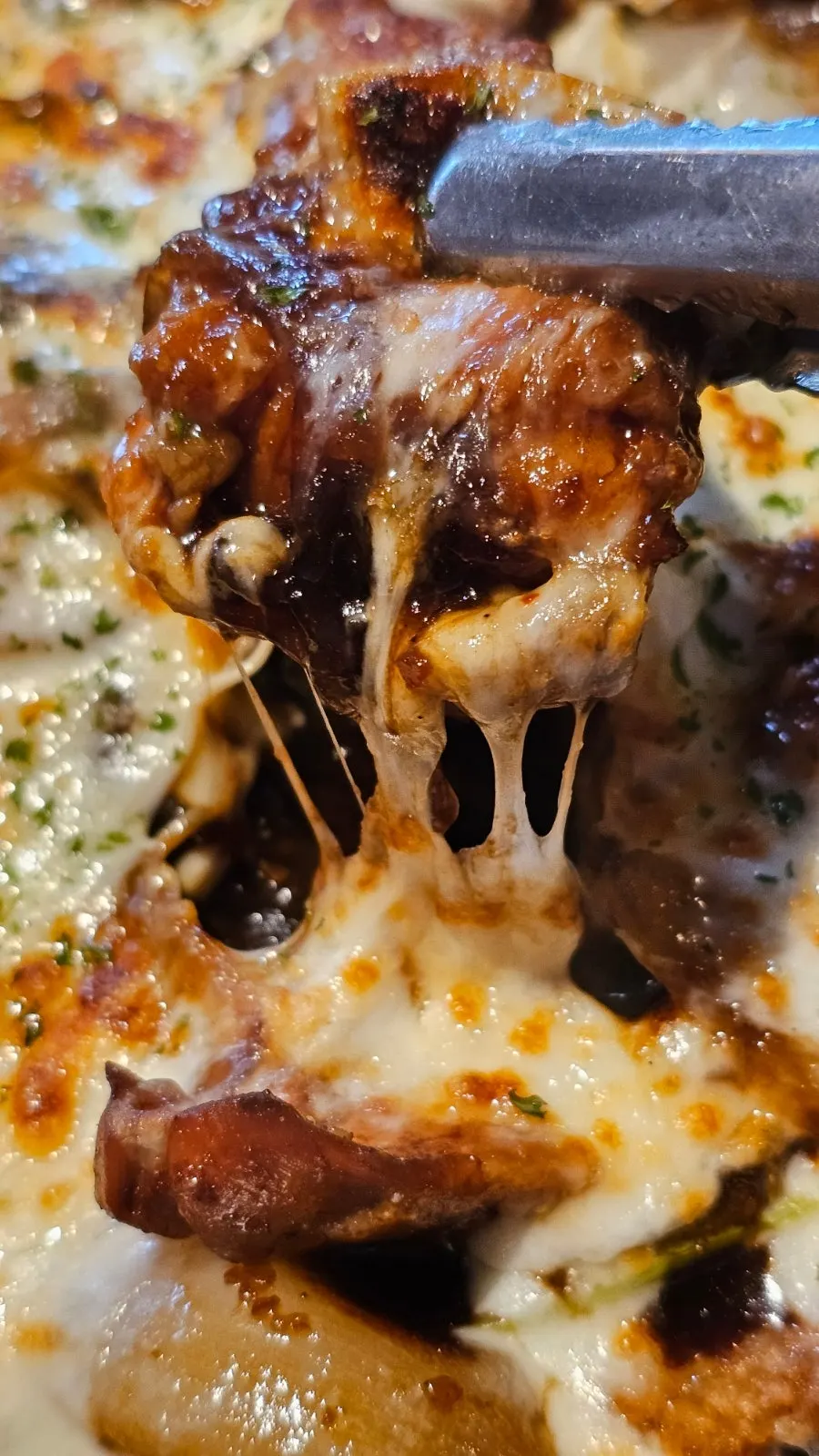 Boneless jjimdak soaked in soy-based seasoning