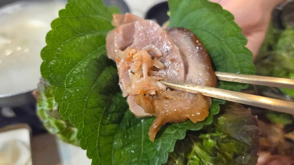 족발 식사 한상 구성