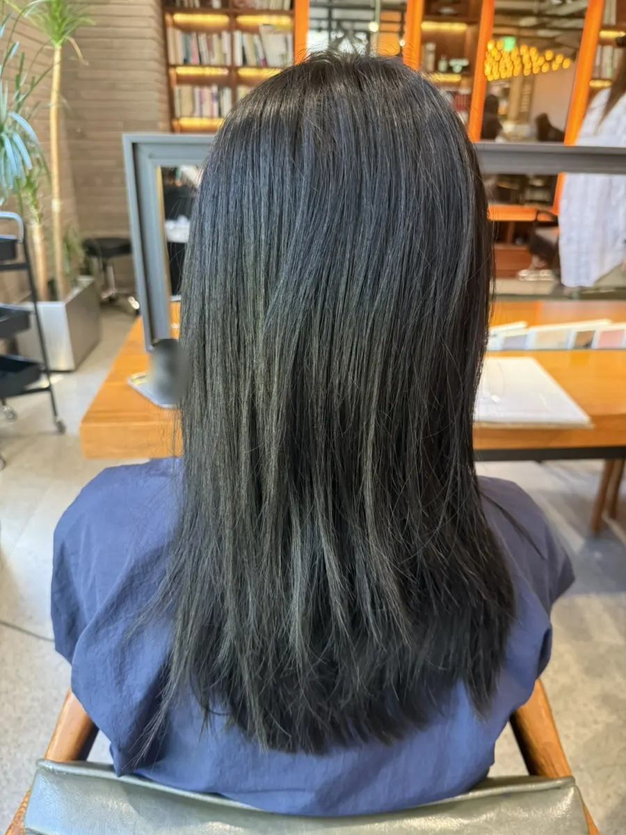 Dry hair condition before the clinic
