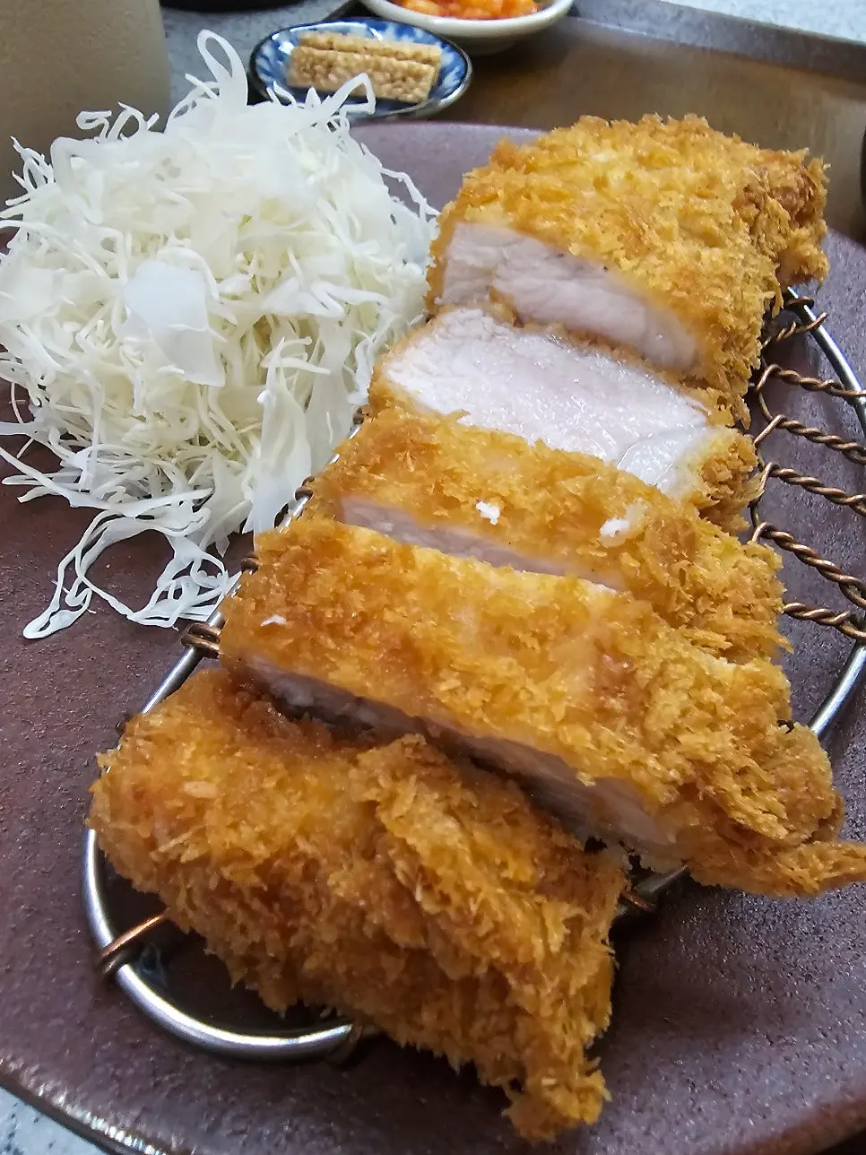 Set for two with loin and tenderloin katsu
