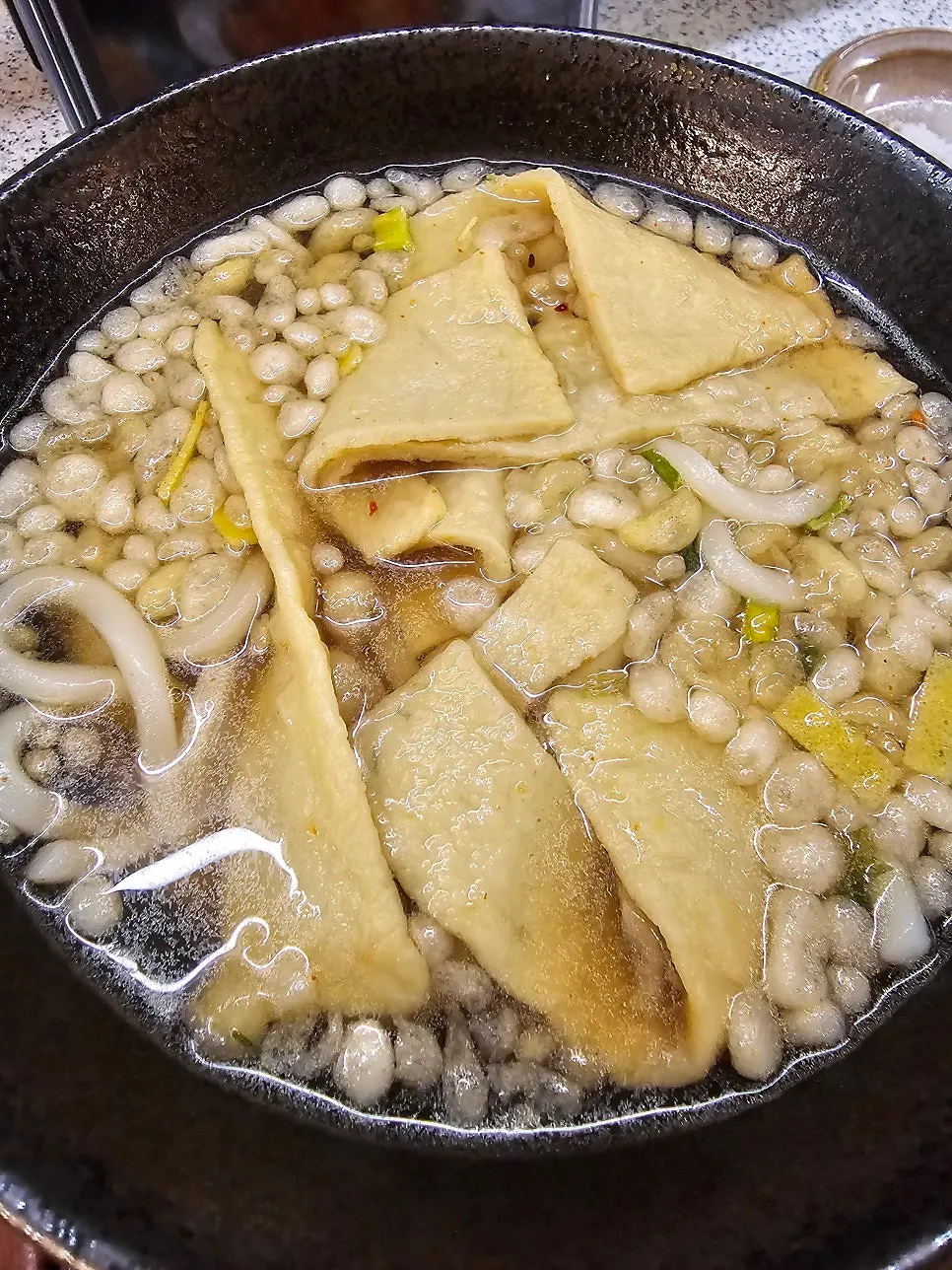 Udon in a huge bowl