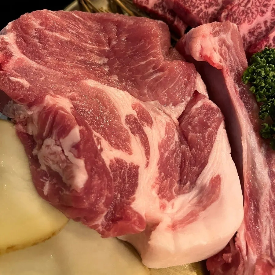 Thick bone-in pork neck
